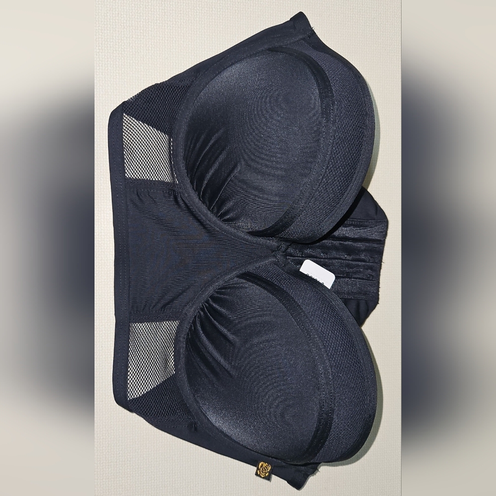 18. La Vie en Rose MED Black Padded Bikini Top/Sexy Bustier
